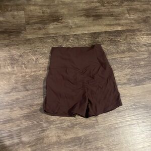 High waisted gym shorts